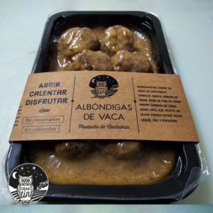 Albóndigas de vaca de Cantabria