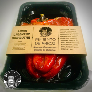 Pimiento de arroz listo para disfrutar