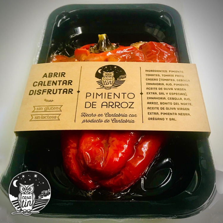 Pimiento de arroz listo para disfrutar